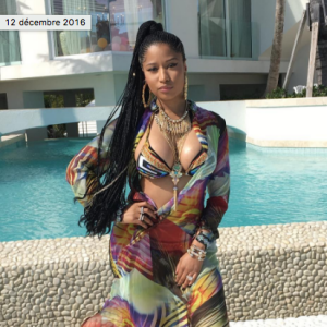 Nicki Minaj a publié une photo d'elle sur sa page Instagram au mois de décembre 2016.