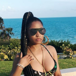 Nicki Minaj a publié une photo d'elle sur sa page Instagram au mois de décembre 2016.