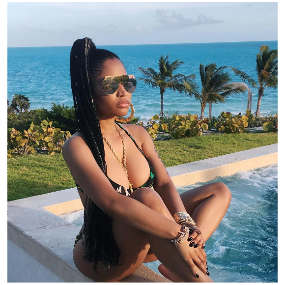 Nicki Minaj a publié une photo d'elle sur sa page Instagram au mois de décembre 2016.