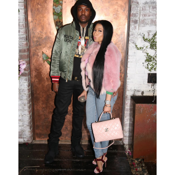 Nicki Minaj et son chéri Meek Mill au mois de novembre 2016