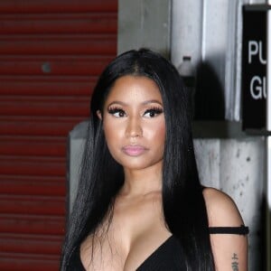 Nicki Minaj arrive au défilé de mode Alexander Wang au Pier 94 à New York, le 10 septembre 2016