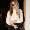 Amber Heard arrive au tribunal de Century City pour faire une déposition dans l'affaire qui l'oppose à son mari Johnny Depp pour violence conjugale et sa demande de divorce, le 6 aout 2016.
