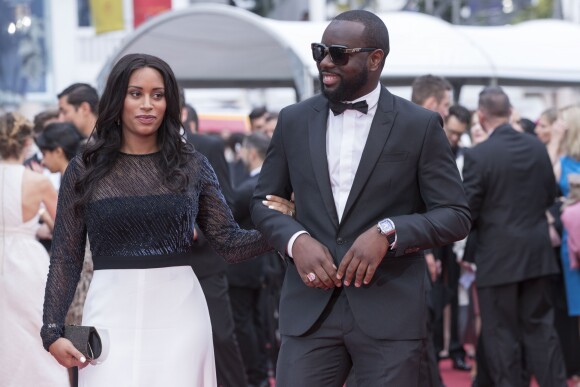 Maître Gims et sa femme DemDem - Montée des marches du film "The BFG" ("Le BGG Le Bon Gros Géant") lors du 69ème Festival International du Film de Cannes. Le 14 mai 2016.