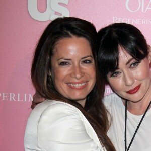 Shannen Doherty, Holly Marie Combs à la soire "US Weekly Hot Hollywood Party 2012", le 18 avril 2012.
