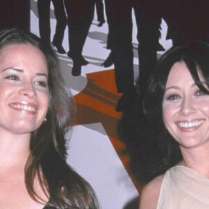 "HOLLY MARIE COMBS" "SHANNEN DOHERTY" 1ERE DU FILM "OCEAN ELEVEN" LOS ANGELES06/12/2001 - 