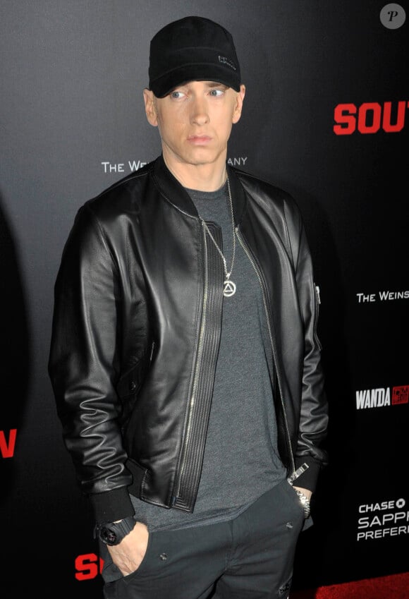Eminem - Première du film "Southpaw" à New York. Le 20 juillet 2015.