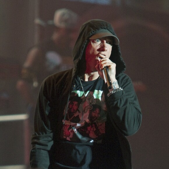 Eminem en concert à Squamish, au Canada, le 10 août 2014.