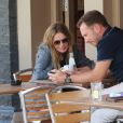 Geri Halliwell et son mari Christian Horner ont déjeuné en terrasse à Londres, avant de repartir au volant d'une Renault Twizy. Le 14 septembre 2016
