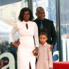 Viola Davis, son mari Julius Tennon et leur fille Genesis Tennon lors de l'inauguration de l'étoile de Viola Davis sur le Walk of Fame à Hollywood le 5 janvier 2017.