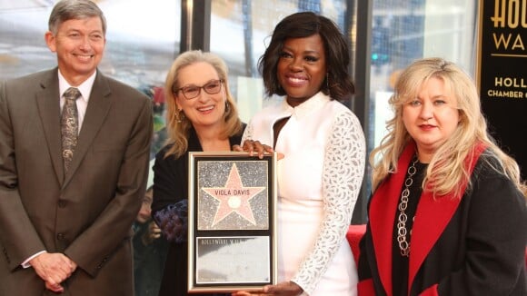 Viola Davis honorée : Elle inaugure son étoile en famille et avec Meryl Streep !