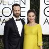 Natalie Portman enceinte et son mari Benjamin Millepied - La 74e cérémonie annuelle des Golden Globe Awards à Beverly Hills, le 8 janvier 2017. © Olivier Borde/Bestimage