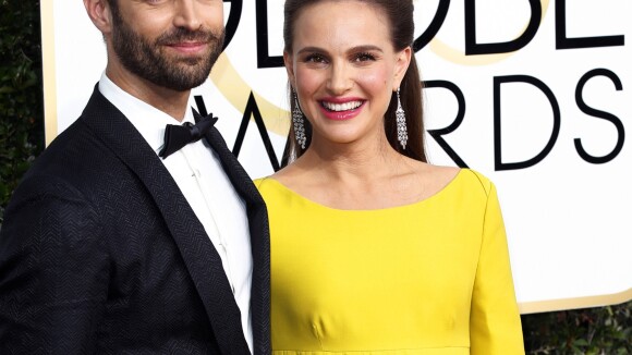 Natalie Portman et Benjamin Millepied aux Golden Globes 2017.