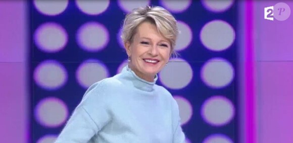 Sophie Davant souriante - "C'est au programme", jeudi 12 janvier 2017, France 2