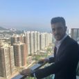 David Villa à Hong Kong en décembre 2016 lors d'une tournée avec son académie de football. Photo Instagram.