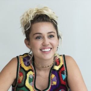 Miley Cyrus en conférence de presse pour la série tv "Crisis in Six Scenes" à l'hôtel Four Seasons de Beverly Hills, le 7 septembre 2016