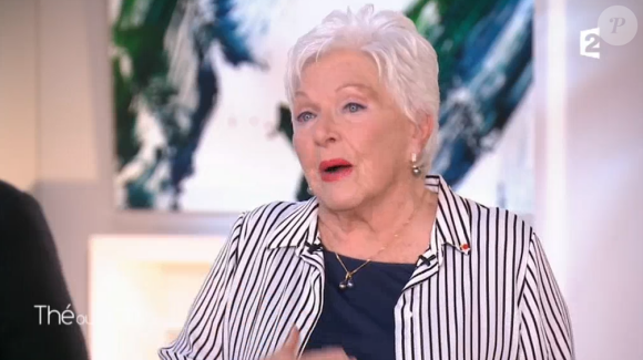 Line Renaud dans l'émission "Thé ou Café" sur France 2 le 14 janvier 2017