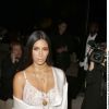Kim Kardashian lors du défilé de mode Givenchy à Paris le 2 octobre 2016, peu avant le braquage dont elle a été victime.