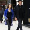 Jeff Goldblum se promène avec sa femme Emilie Livingston à Beverly Hills le 23 janvier 2016.