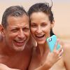 eff Goldblum et sa fiancée Emilie Livingston profitent de leurs vacances à Hawaii, le 15 juillet 2014.