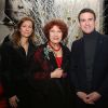 Exclusif - Andréa Ferréol, Manuel Valls et sa femme Anne Gravoin - 70ème anniversaire de la comédienne Andréa Ferréol au Studio Harcourt à Paris le 8 janvier 2017. © Denis Guignebourg/Bestimage