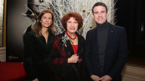 Manuel Valls, sa femme et Séverine Ferrer fêtent l'anniversaire d'Andréa Ferréol