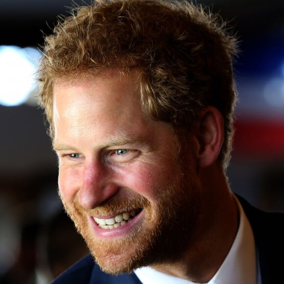 Le prince Harry en visite en Guyane dans le cadre de son voyage aux Caraïbes à Georgetown le 2 décembre 2016.