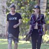 Exclusif - Le producteur de disques Dr. Luke et sa compagne Jessica James se baladent à Kauai, Hawaï, Etats-Unis, le 14 janvier 2017.