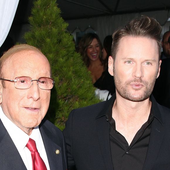 Clive Davis, Dr. Luke lors de l'Evenement "Songs of Hope X" à Brentwood, le 4 juin 2014.