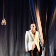 Delphine Depardieu et Alexis Moncorgé lors du filage de la pièce de théâtre ''L'Aigle à deux têtes'' au Théâtre Ranelagh à Paris, le 18 janvier 2017. © Guirec Coadic/Bestimage