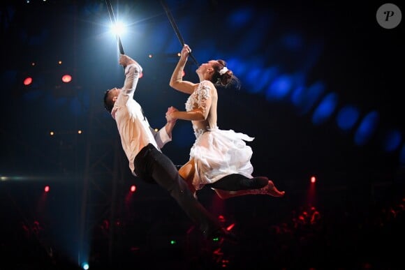 Sky Angels - Soirée d'ouverture du 41ème festival international du cirque de Monte-Carlo le 19 janvier 2017. © Manuel Vitali/Centre de presse Monaco/Bestimage