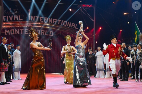 Mr Loyal - Soirée d'ouverture du 41ème festival international du cirque de Monte-Carlo le 19 janvier 2017. © Manuel Vitali/Centre de presse Monaco/Bestimage