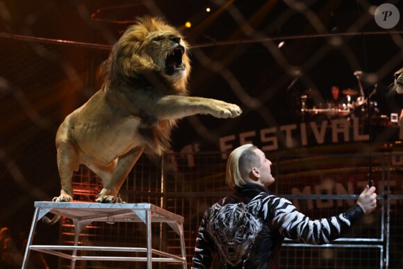 Zapashny brothers - Soirée d'ouverture du 41ème festival international du cirque de Monte-Carlo le 19 janvier 2017. © Pool/Frédéric Nebinger Monaco/Bestimage