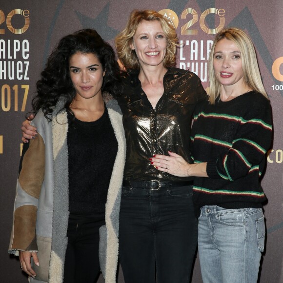 Sabrina Ouazani, Alexandra Lamy, Anne Marivin - 20e festival de Comédie à l'Alpe d'Huez le 19 janvier 2017. © Dominique Jacovides/Bestimage