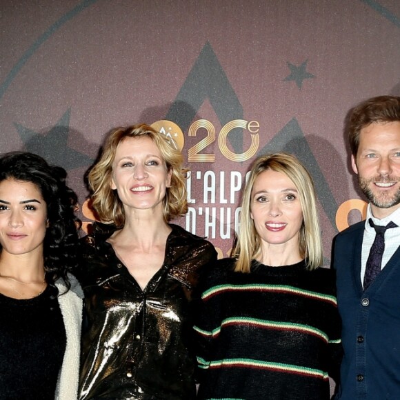 Sabrina Ouazani, Alexandra Lamy, Anne Marivin, Jamie Bamber - 20e festival de Comédie à l'Alpe d'Huez le 19 janvier 2017. © Dominique Jacovides/Bestimage