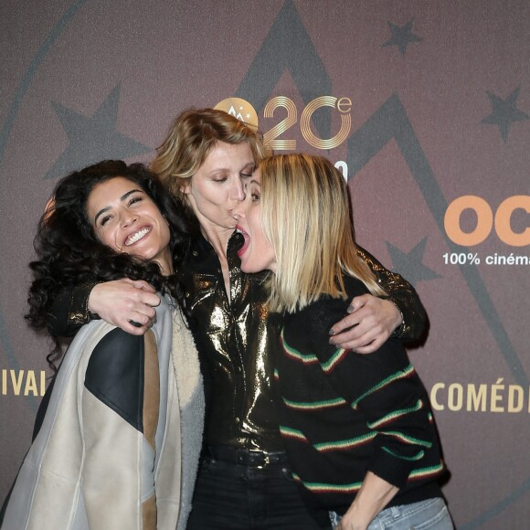 Sabrina Ouazani, Alexandra Lamy, Anne Marivin - 20e festival de Comédie à l'Alpe d'Huez le 19 janvier 2017. © Dominique Jacovides/Bestimage