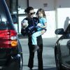 Exclusif - Channing Tatum, sa femme Jenna Dewan et leur fille Everly se baladent à Studio City le 8 janvier 2017.