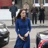 Kate Catherine Middleton, duchesse de Cambridge et le prince William, duc de Cambridge visitent le centre Child Bereavement UK à Londres, le 11 janvier 2017.