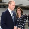 Le prince William, duc de Cambridge et Catherine Kate Middleton, duchesse de Cambridge, visitent l'université de Manchester le 14 octobre 2016.