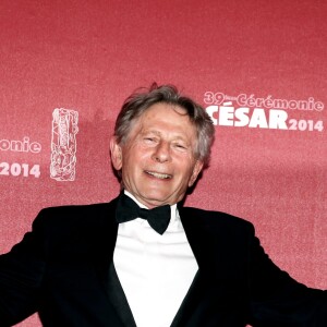 Roman Polanski (Cesar du meilleur réalisateur pour le film "La Vénus à la fourrure") - Salle de presse - 39e cérémonie des Cesar au théâtre du Châtelet à Paris le 28 février 2014.