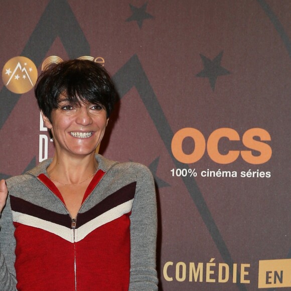 Florence Foresti lors du photocall de la cérémonie de clôture du 20e Festival du film de comédie à l'Alpe d'Huez, le 21 janvier 2017. © Dominique Jacovides/Bestimage
