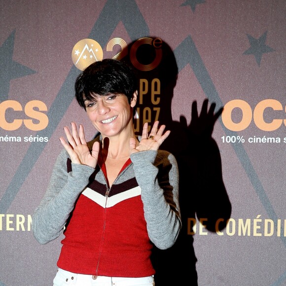 Florence Foresti lors du photocall de la cérémonie de clôture du 20e Festival du film de comédie à l'Alpe d'Huez, le 21 janvier 2017. © Dominique Jacovides/Bestimage