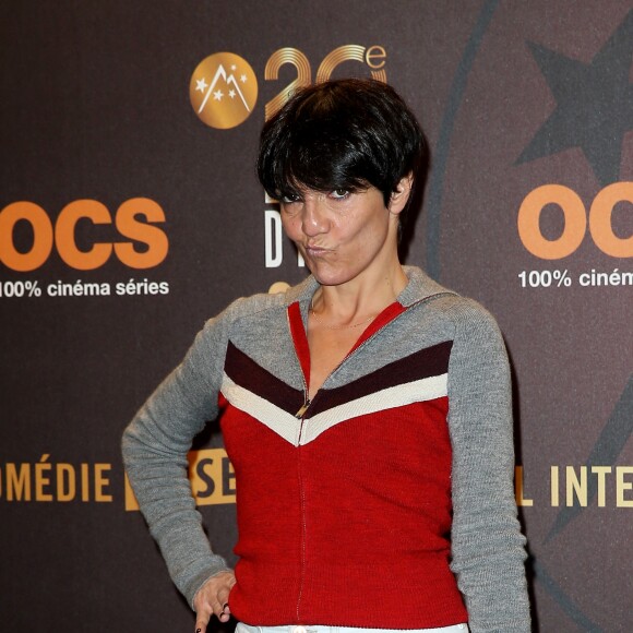 Florence Foresti lors du photocall de la cérémonie de clôture du 20e Festival du film de comédie à l'Alpe d'Huez, le 21 janvier 2017. © Dominique Jacovides/Bestimage