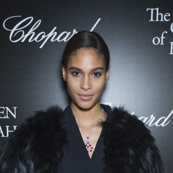 Semi-Exclusif - Cindy Bruna lors du photocall de la présentation de la collection Chopard ''The Queen of Kalahari'' au théâtre du Châtelet à Paris, le 21 janvier 2017.