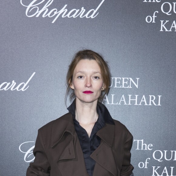 Semi-Exclusif - Audrey Marnay lors du photocall de la présentation de la collection Chopard ''The Queen of Kalahari'' au théâtre du Châtelet à Paris, le 21 janvier 2017.