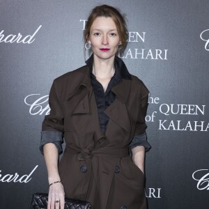 Semi-Exclusif - Audrey Marnay lors du photocall de la présentation de la collection Chopard ''The Queen of Kalahari'' au théâtre du Châtelet à Paris, le 21 janvier 2017.