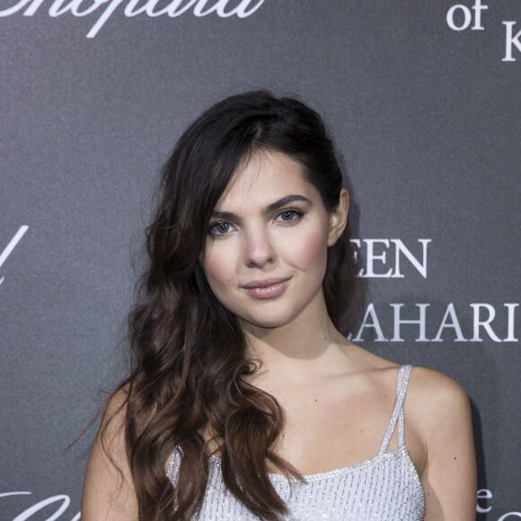 Semi-Exclusif - Doina Ciobanu lors du photocall de la présentation de la collection Chopard ''The Queen of Kalahari'' au théâtre du Châtelet à Paris, le 21 janvier 2017.