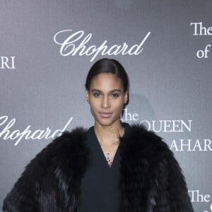 Semi-Exclusif - Cindy Bruna lors du photocall de la présentation de la collection Chopard ''The Queen of Kalahari'' au théâtre du Châtelet à Paris, le 21 janvier 2017.