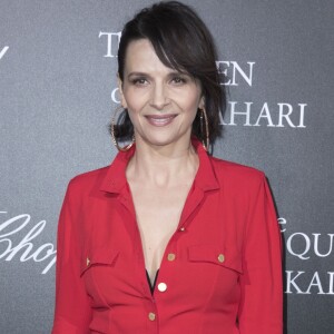 Semi-Exclusif - Juliette Binoche lors du photocall de la présentation de la collection Chopard ''The Queen of Kalahari'' au théâtre du Châtelet à Paris, le 21 janvier 2017.