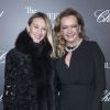 Semi-Exclusif - Ludivine Sagnier et Caroline Scheufele lors du photocall de la présentation de la collection Chopard ''The Queen of Kalahari'' au théâtre du Châtelet à Paris, le 21 janvier 2017.