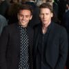 Tom Daley et son compagnon Dustin Lance Black - Avant-première du film "The Hunger Games - La Révolte : Part 2" à Londres. Le 5 novembre 2015